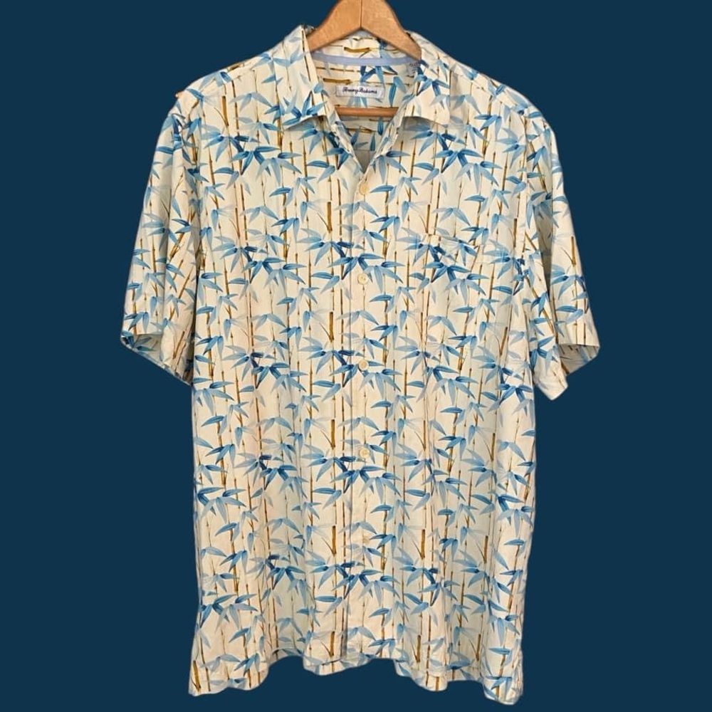 MENS Tommy Bahama Island Beach Lightweight Button Down sz XL Like new